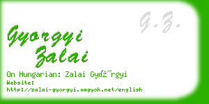 gyorgyi zalai business card